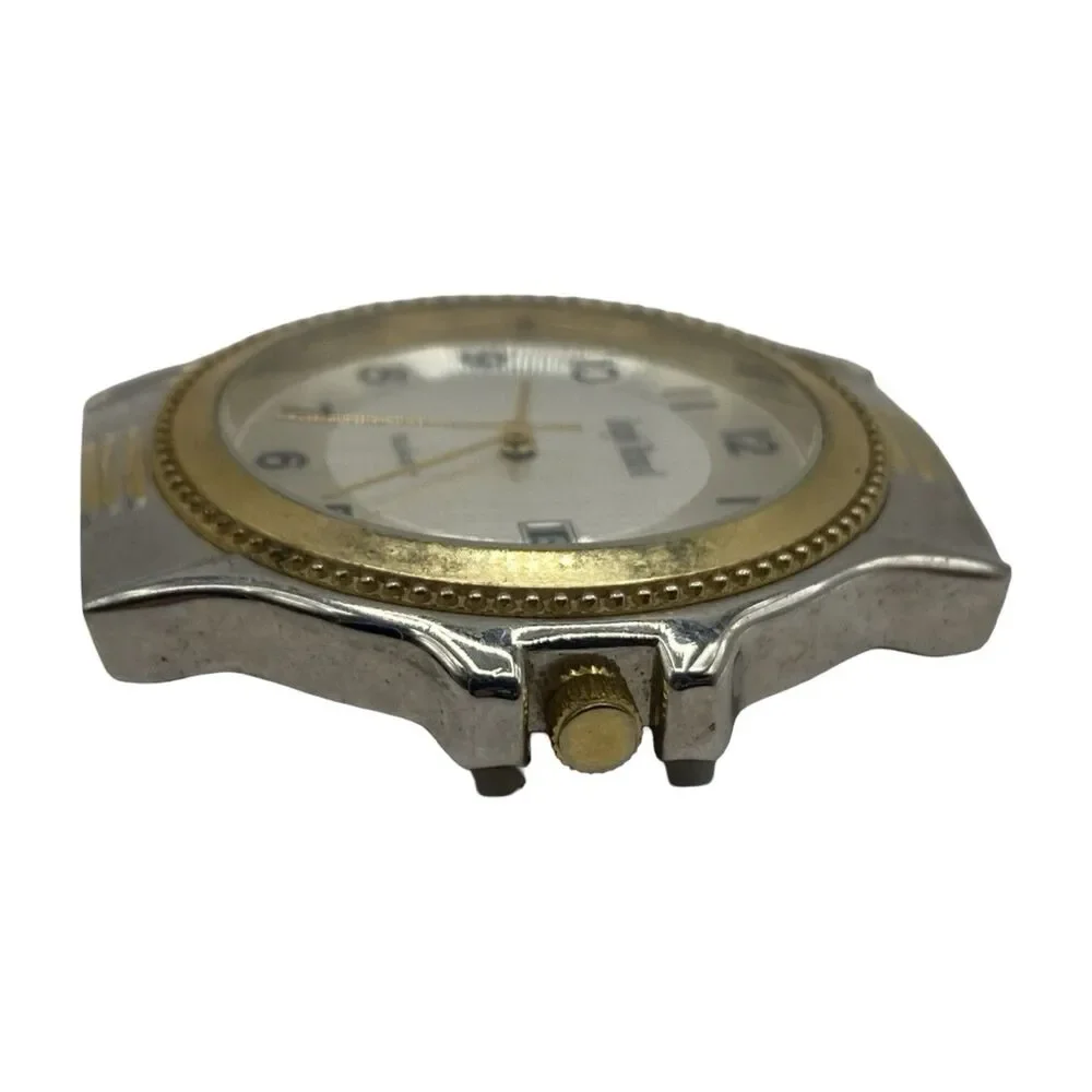 Joseph Bernard Men's Two Tone Quartz Date Watch JB302 Needs Battery